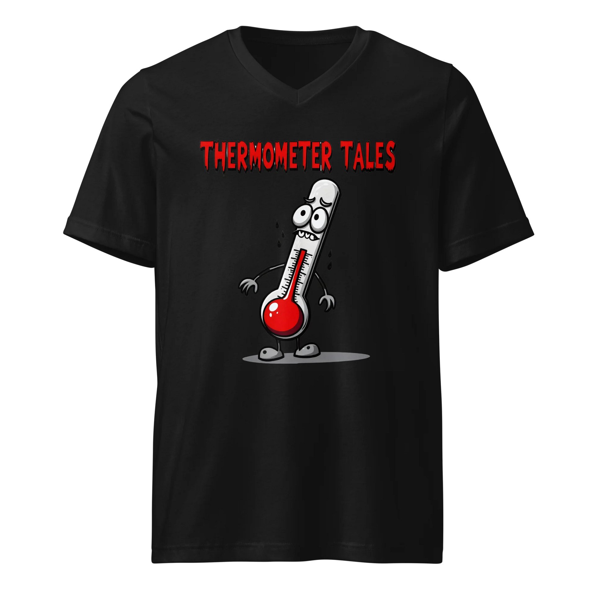 Worried Thermometer Tales V-Neck Tee product image (1)