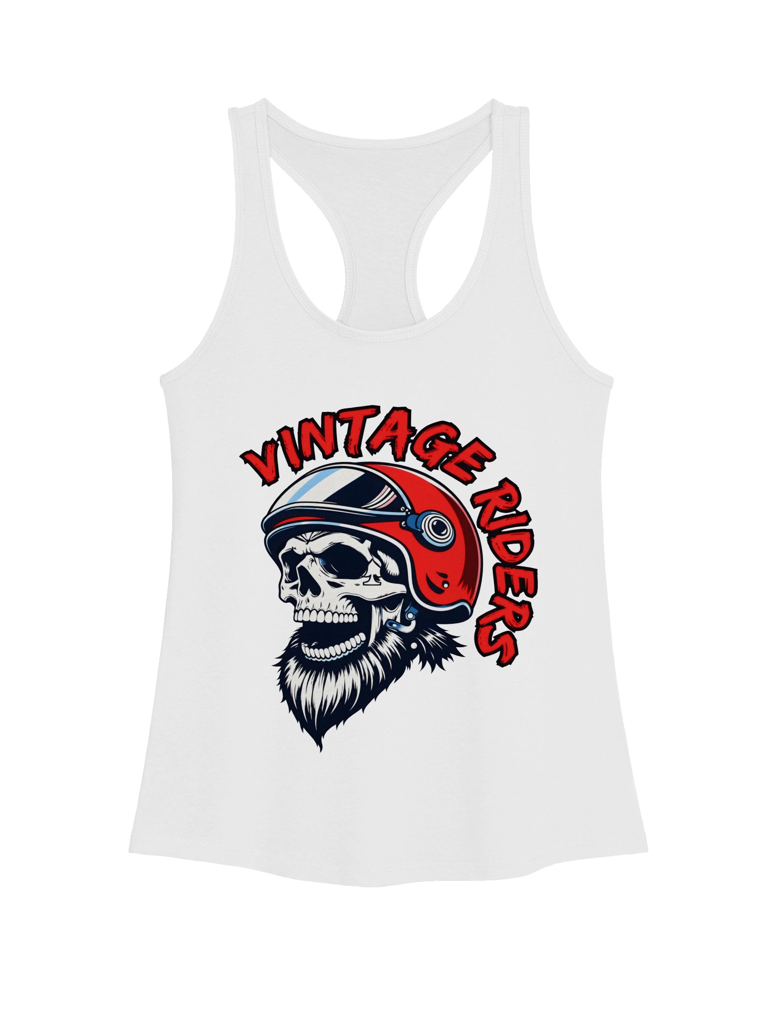 Bearded Skull — Next Level Women's Racerback Tank Top product image (2)