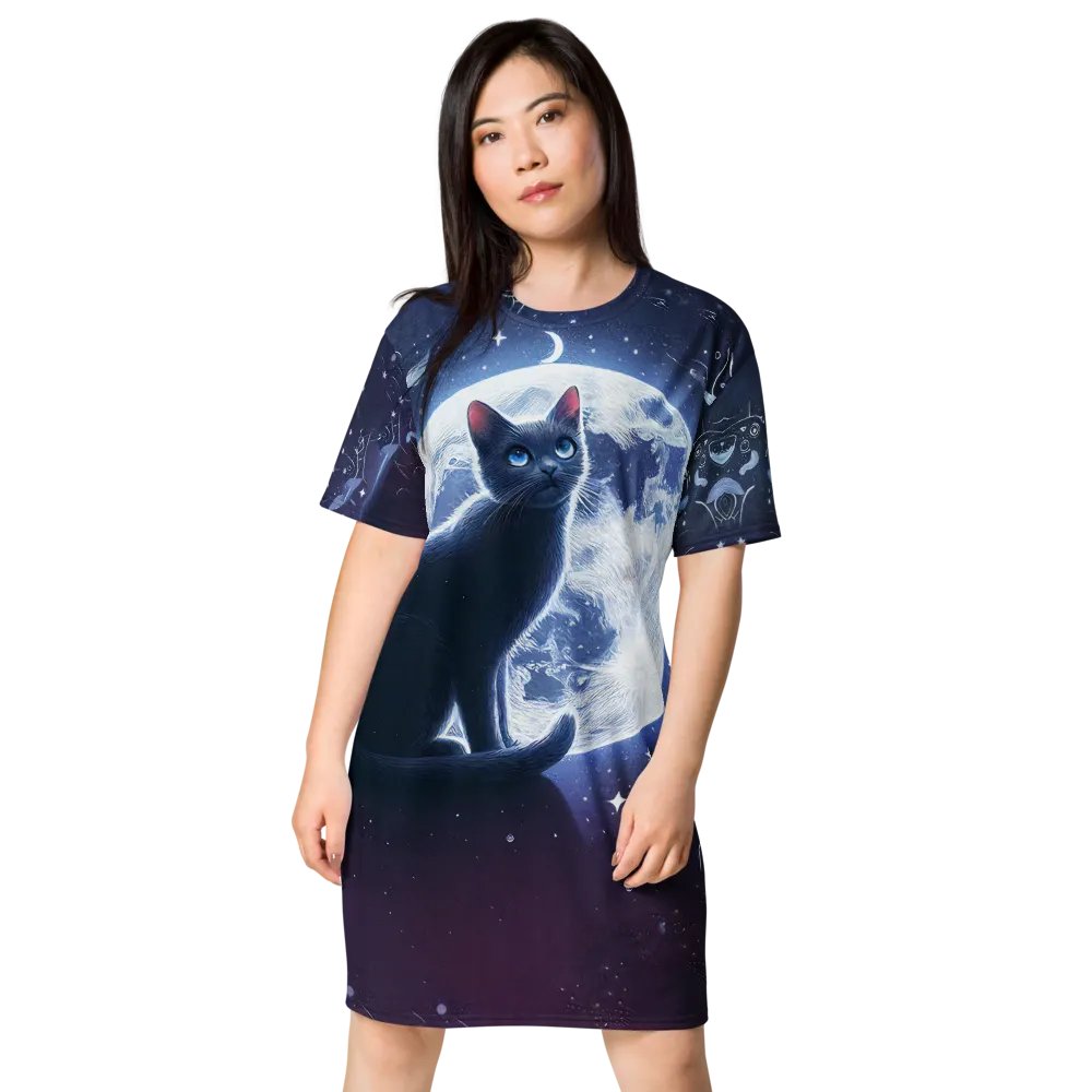All-Over Print T-Shirt Dress product image (3)