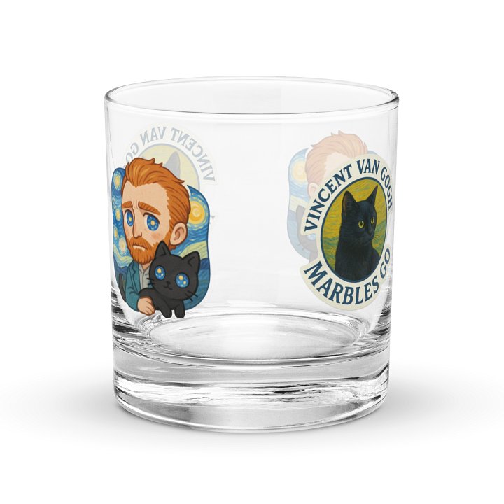Vincent Van Gogh Marble Gogh Rocks Glass product image (1)