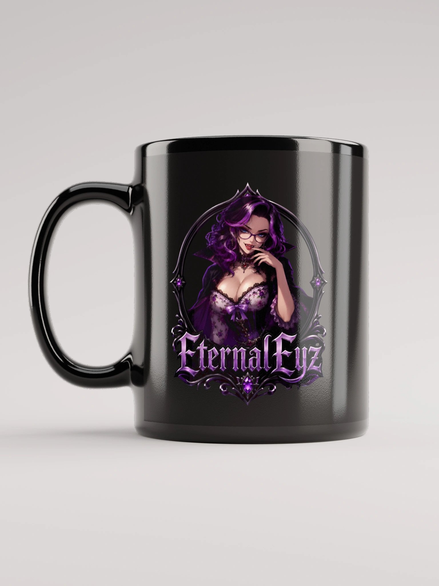EternalEyz Black Glossy Mug product image (2)