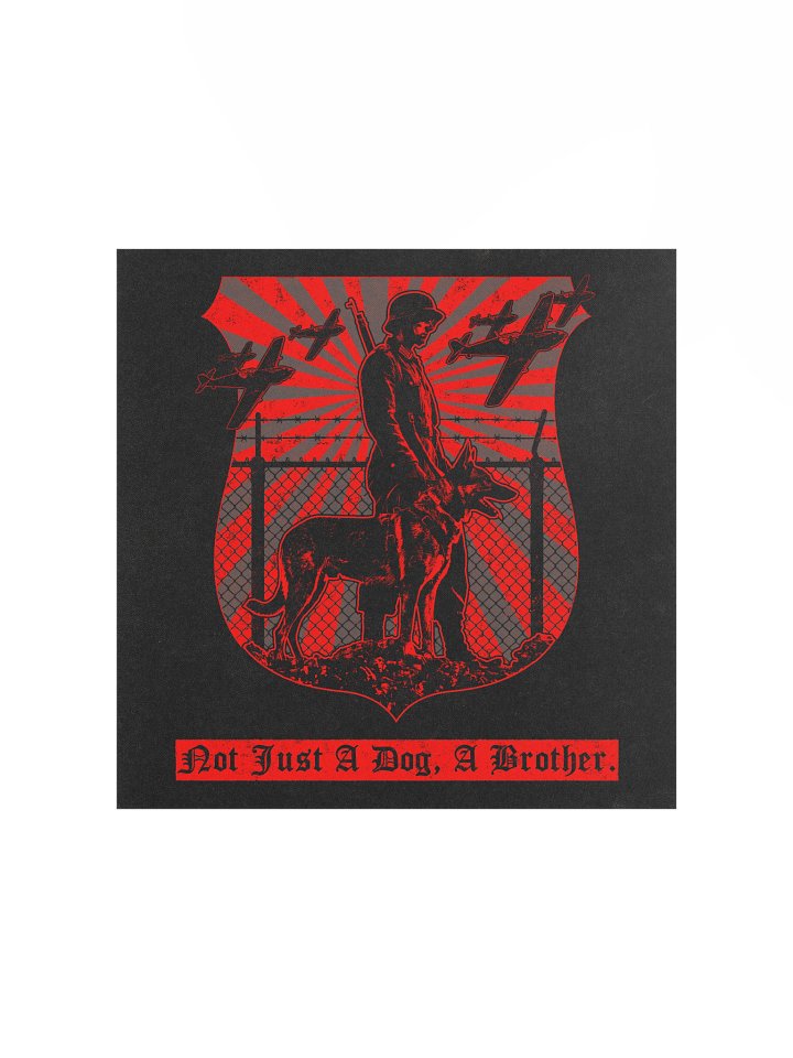 "BROTHERHOOD TO THE GRAVE" POSTER RED product image (1)
