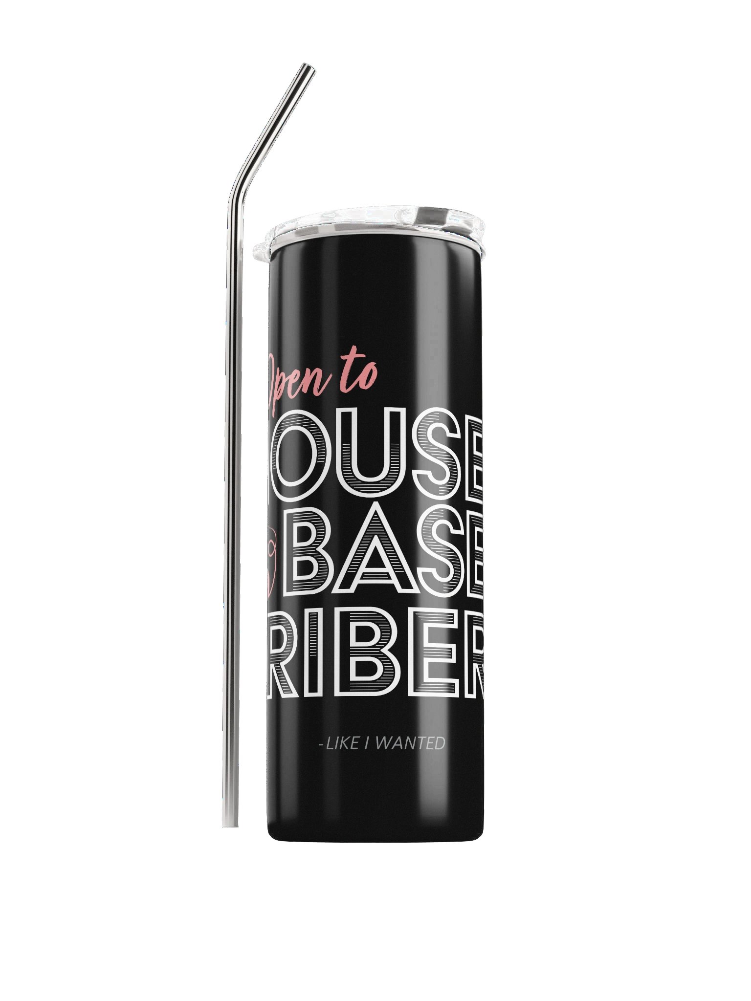 Mouse Based Bribery Stainless Steel Tumbler (Black) product image (1)