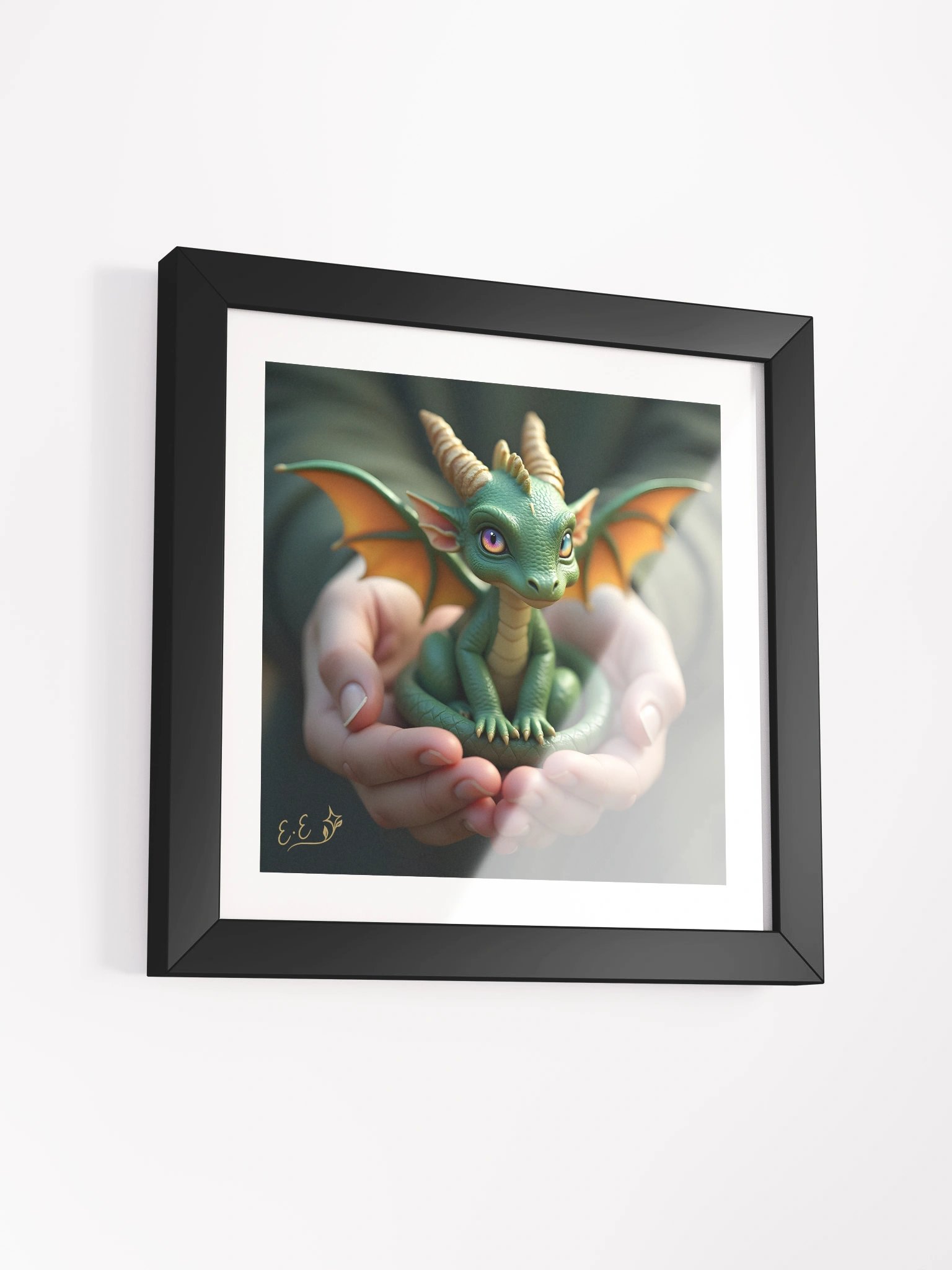 Tiny Green Dragon Print product image (3)