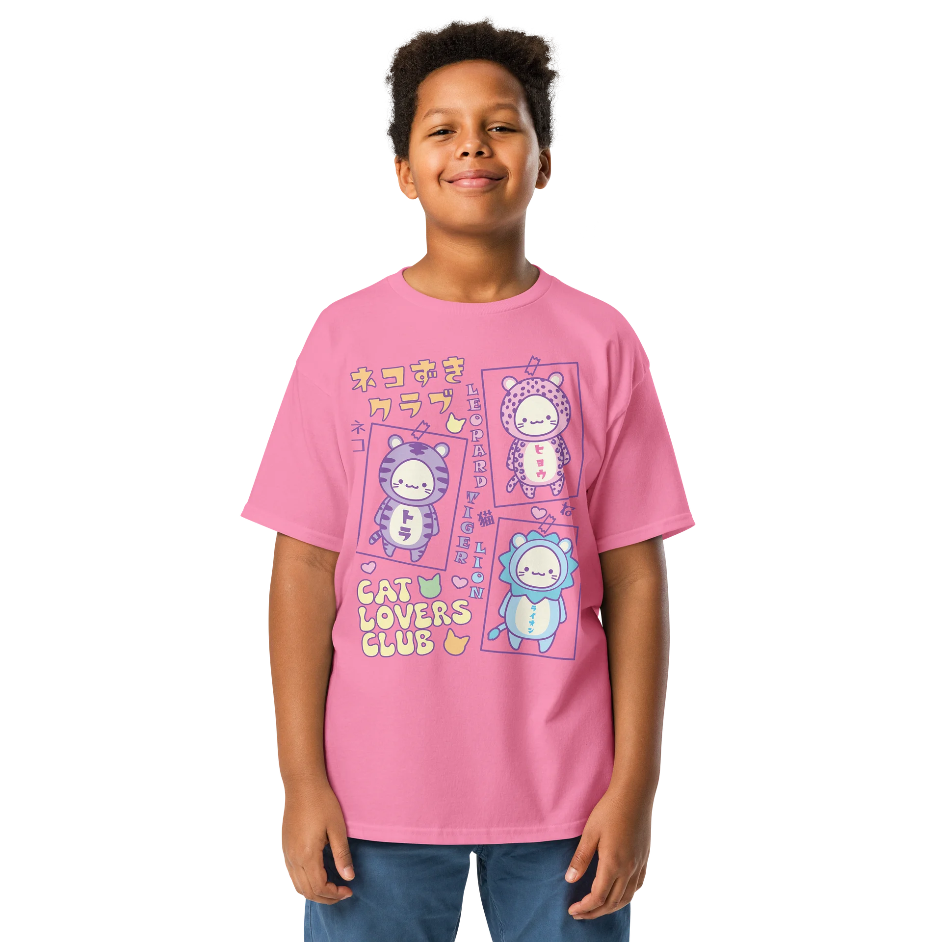 CAT LOVERS CLUB 1- Unisex Youth Heavyweight T-shirt product image (20)