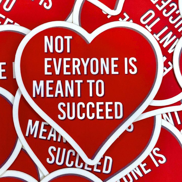 Not Everyone Is Meant To Succeed- Magnet product image (1)