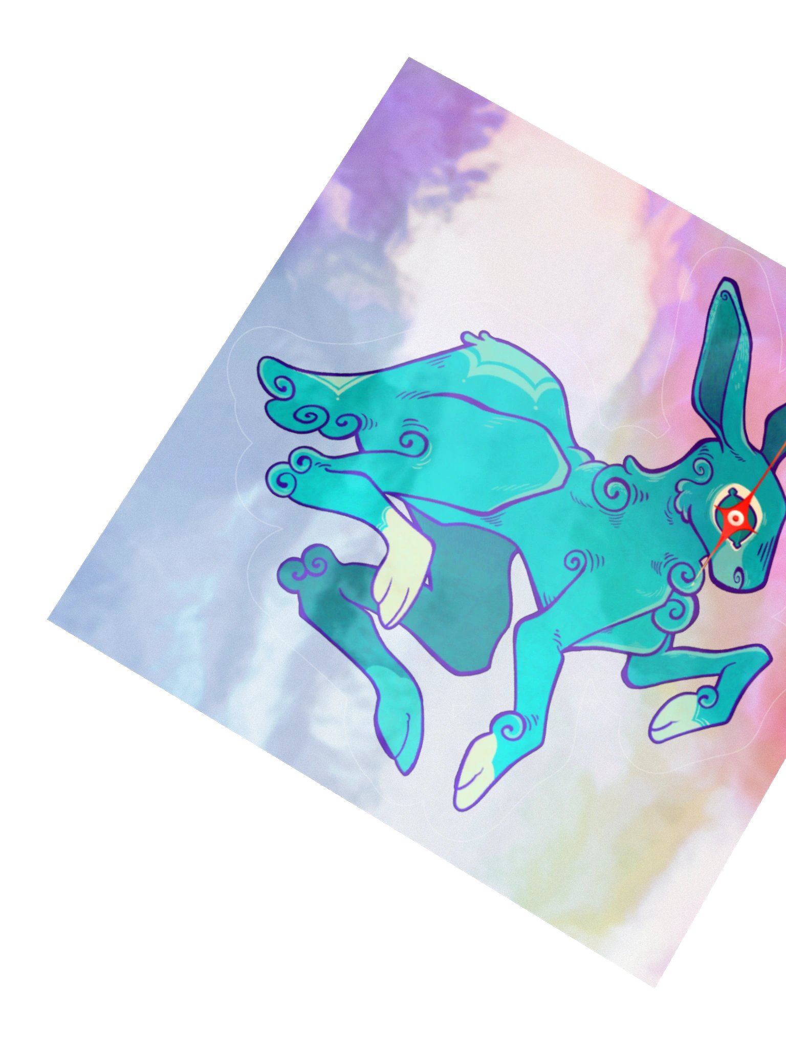 jade rabbit sticker product image (2)