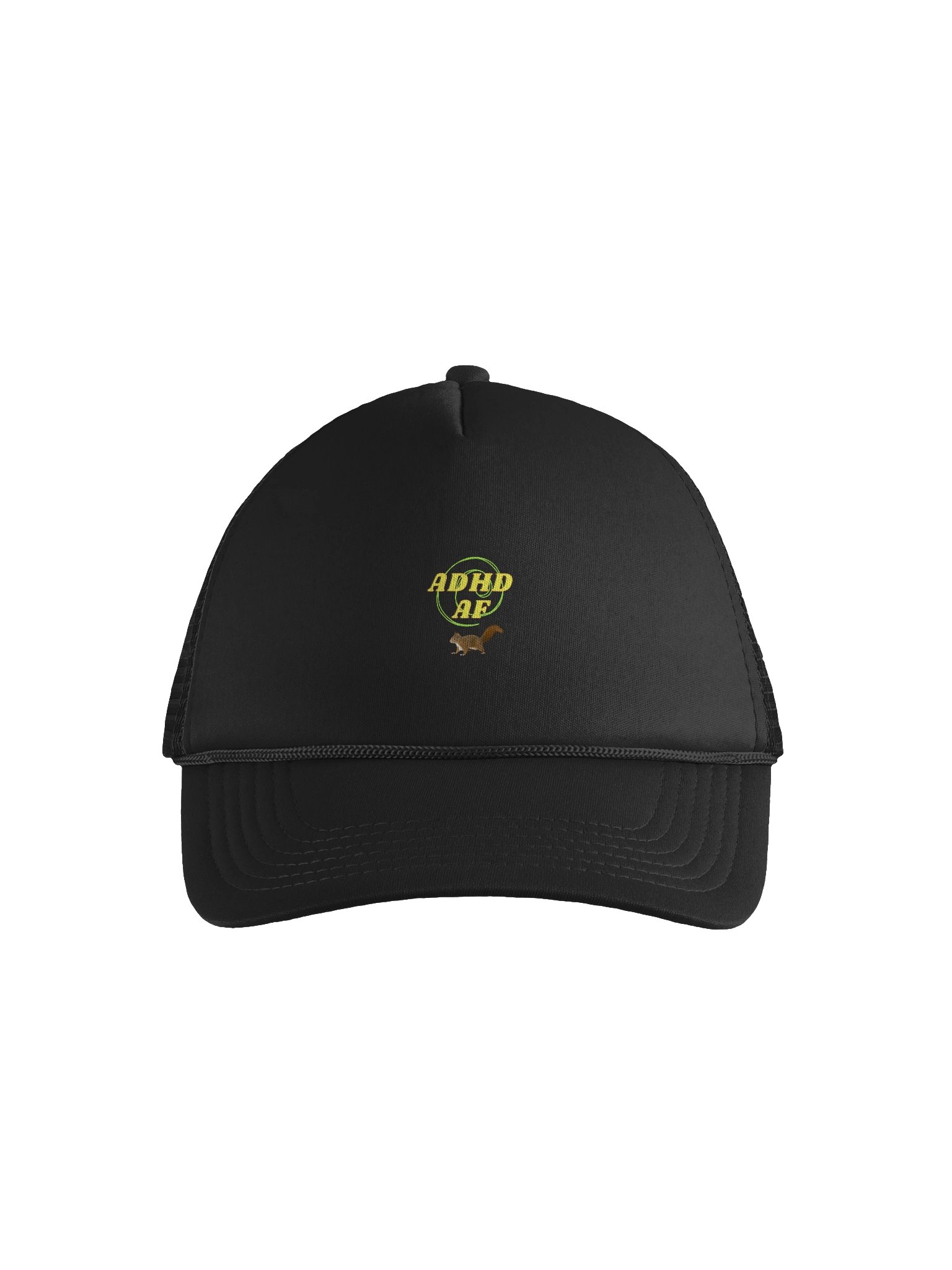 ADHD AF Green Swirl Baseball Hat product image (1)