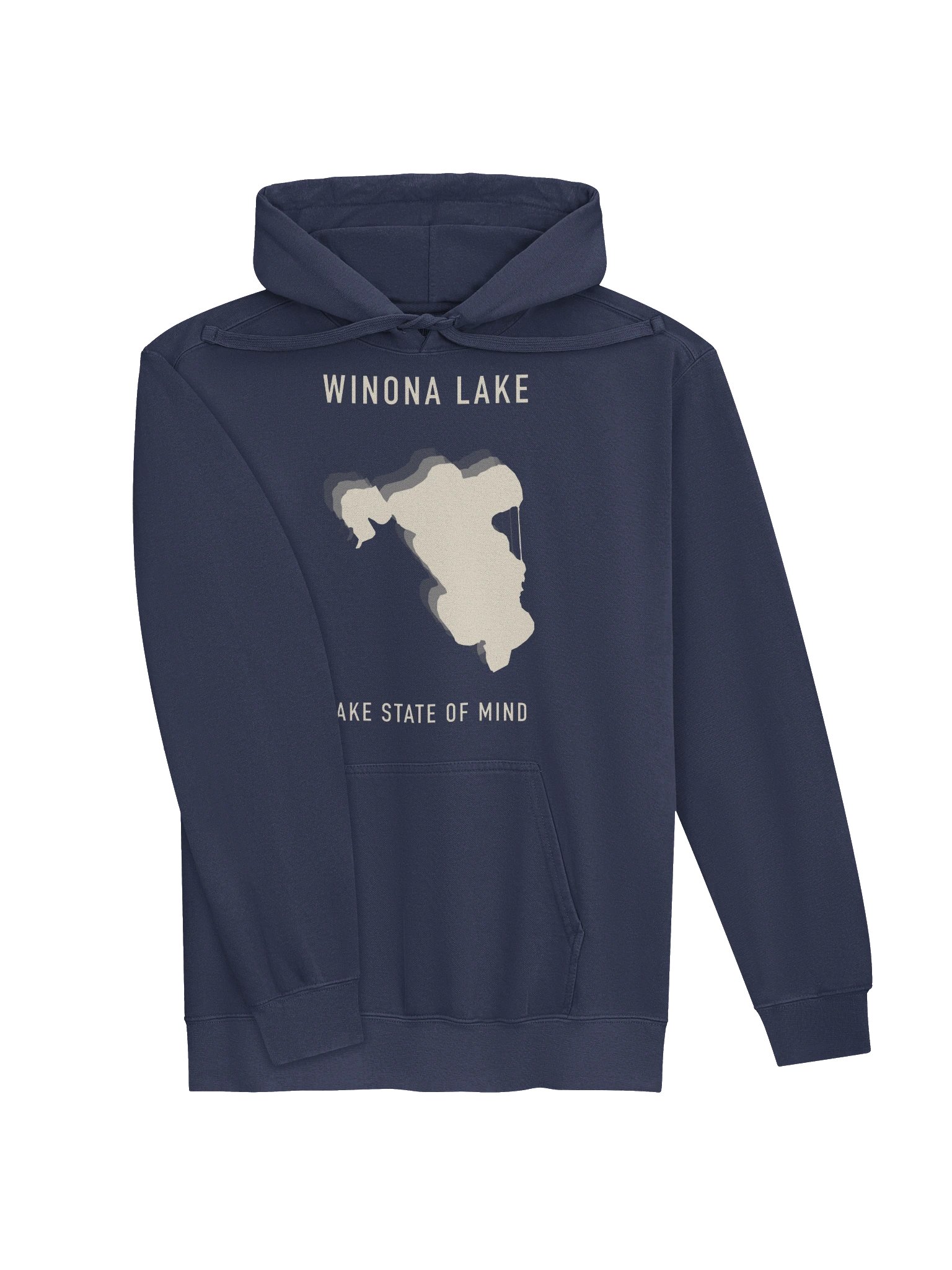 Lake Echo Comfort Colors Hoodie — Deep Tones product image (13)
