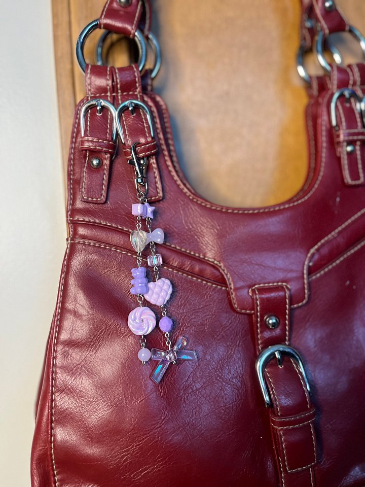 Purple Classic Bag Charm product image (2)
