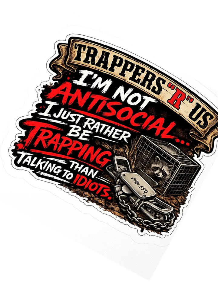 I'M NOT ANTISOCIAL STICKER product image (3)