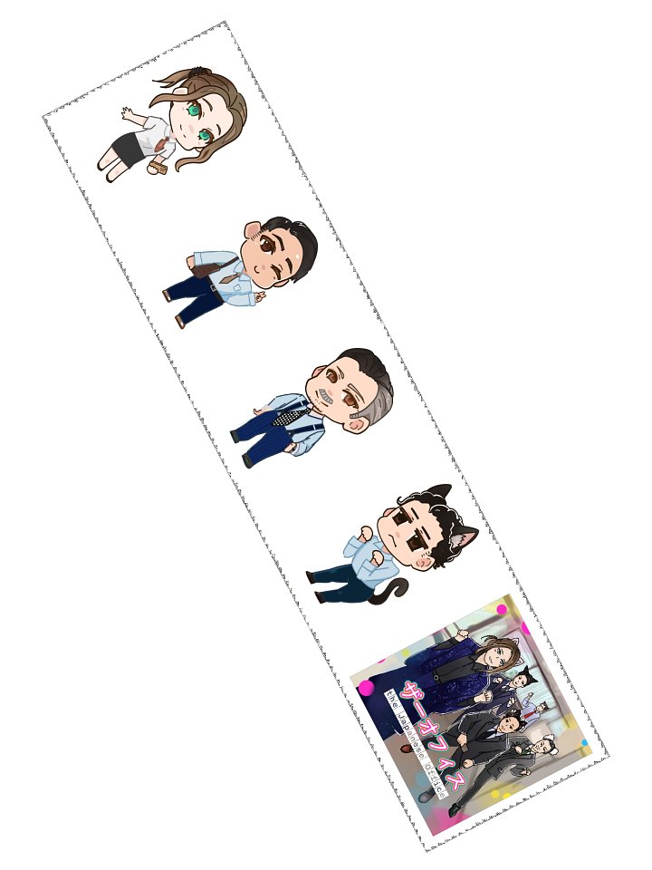 The Japanese Office Cast Kiss Cut Stickers product image (2)