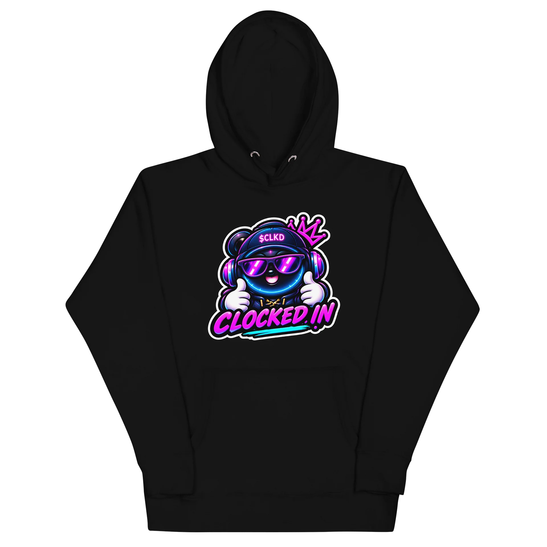 CLOCKED IN Premium Heavyweight Hoodie product image (2)