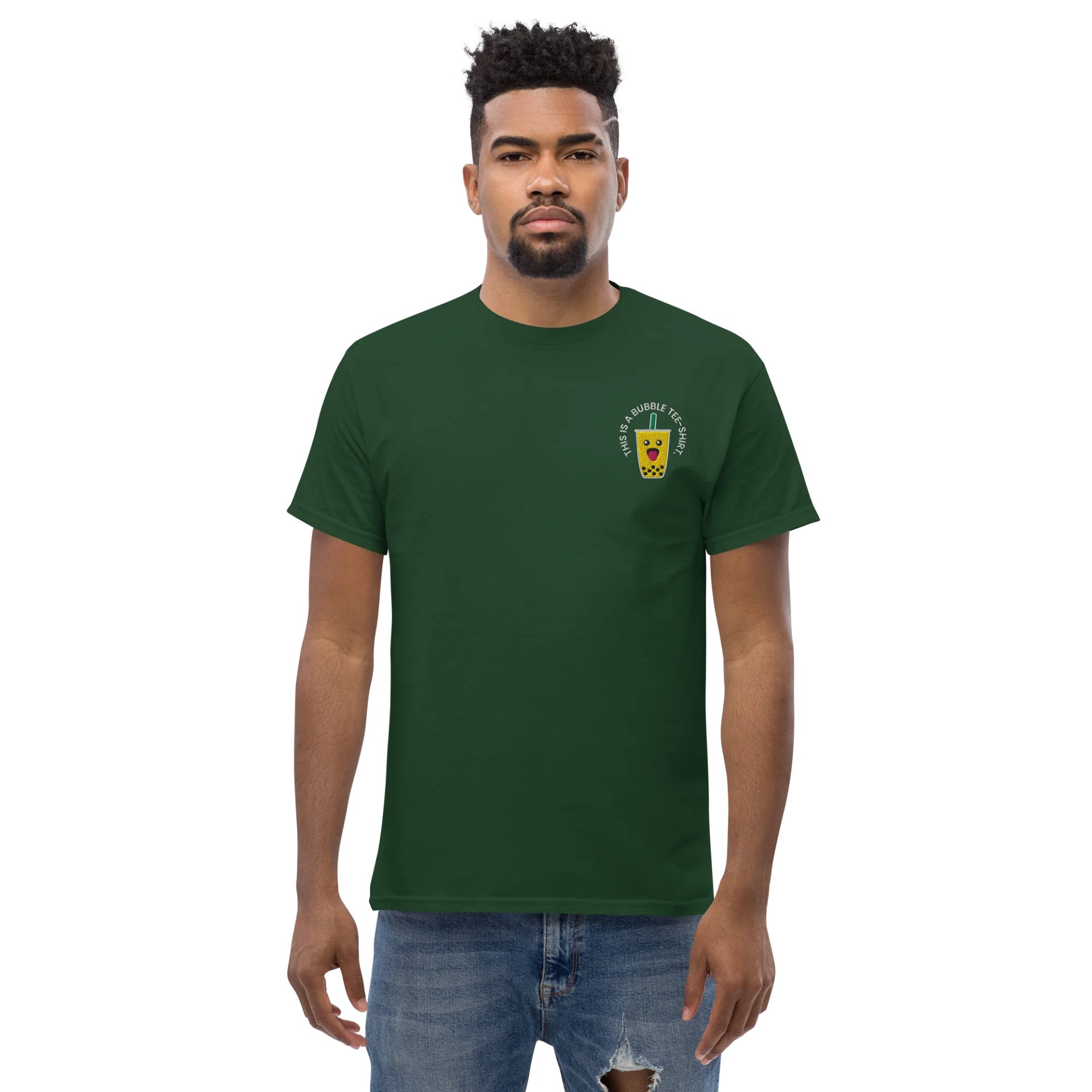 Embroidered Bubble Tea T-Shirt product image (5)