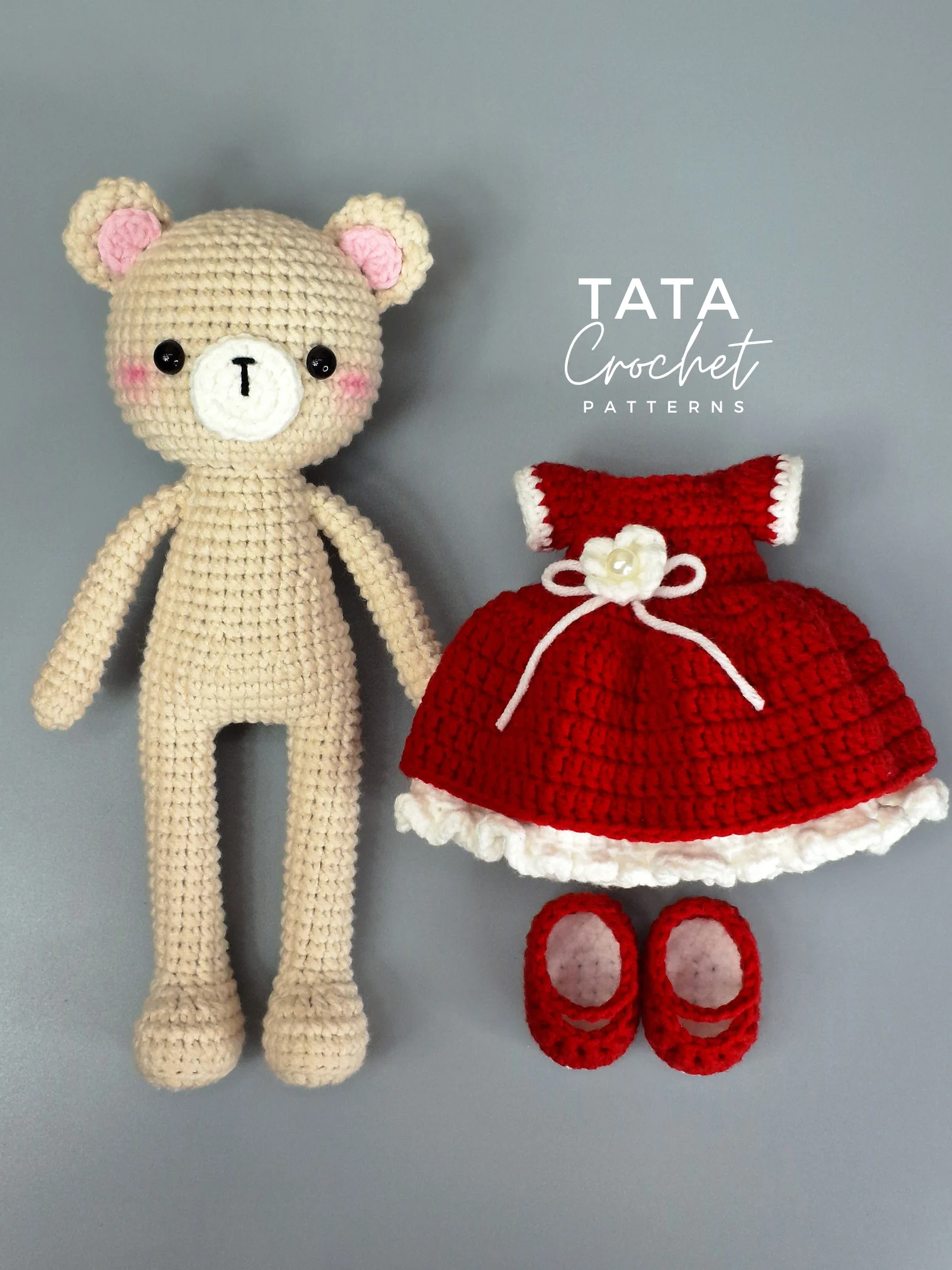 Bea the Resilient Bear – Amigurumi Crochet Pattern | Digital Download PDF product image (9)