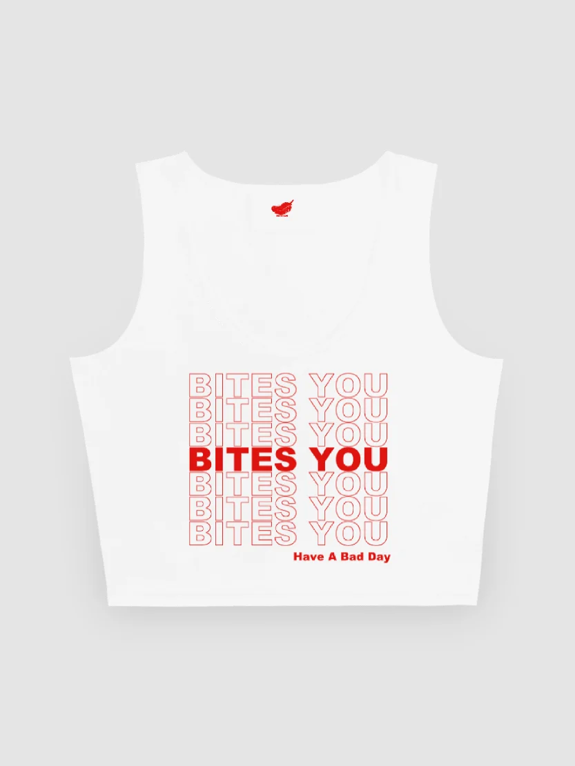 Bites You Bites You Bites You Crop Tank Top product image (1)