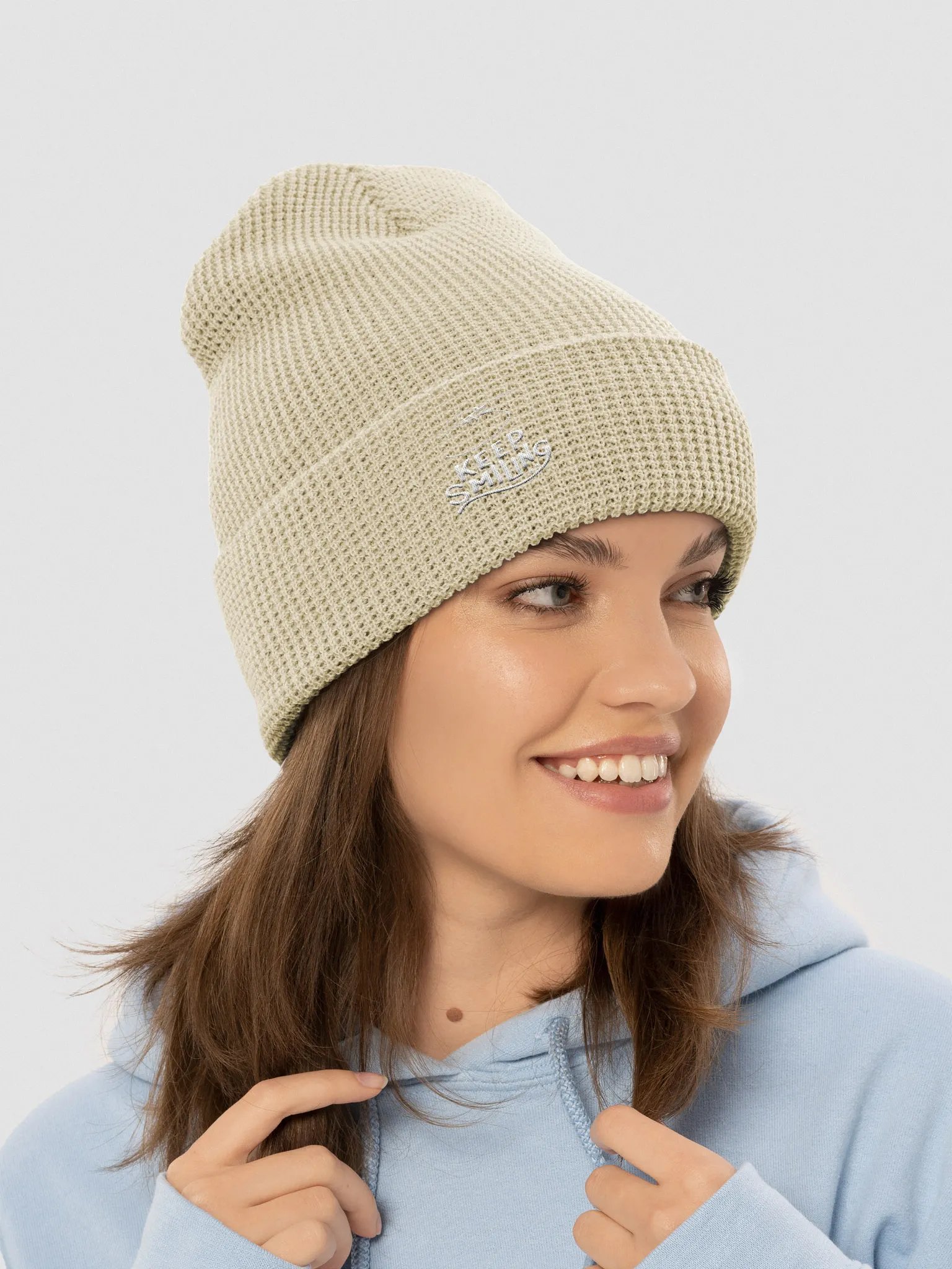 Keep Smiling Waffle Beanie product image (24)