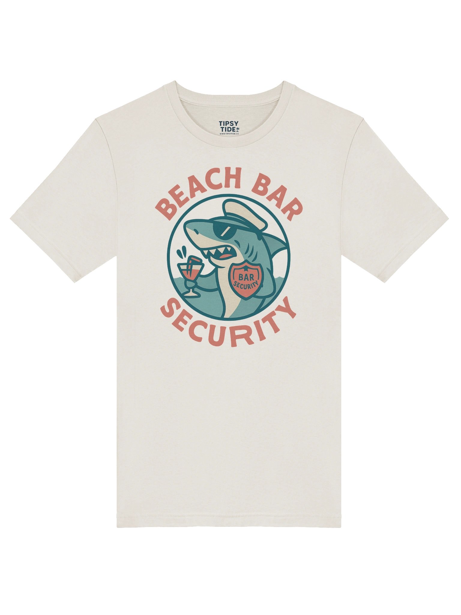 Captain Shark Beach Bar Security T-Shirt product image (5)