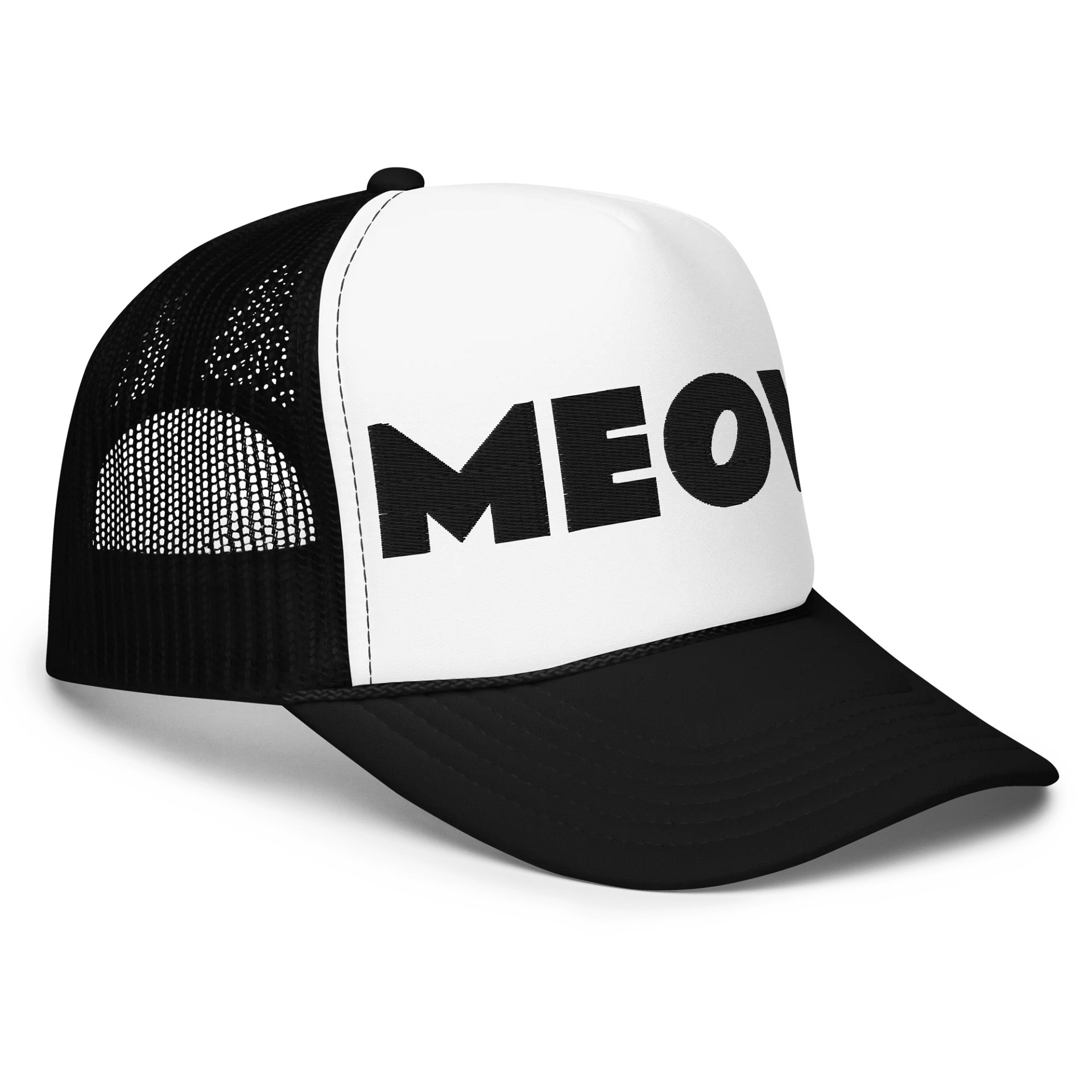 Embroidered MEOW Hat - Black Thread Collection product image (9)
