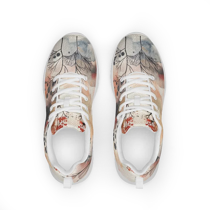 Japanese Ink Wash Art Women's Athletic Shoes | Cozy Lofi Aesthetic Sneaker product image (2)