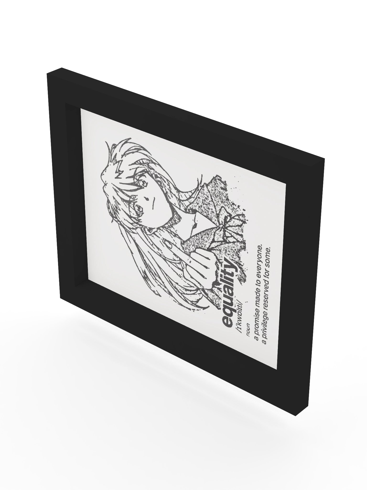 EQUALITY ! Framed Print. product image (52)