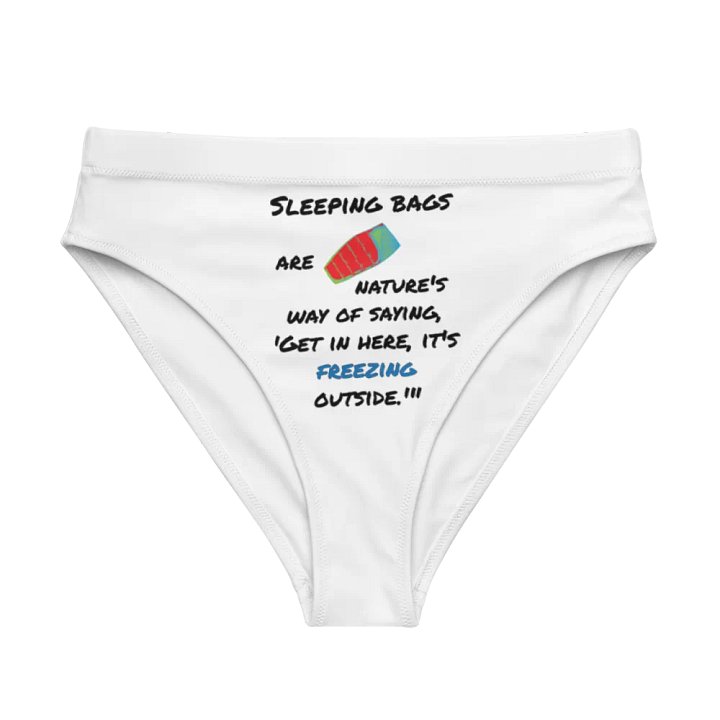 Arctic Dreams Recycled High-Waisted Bikini Bottom product image (1)