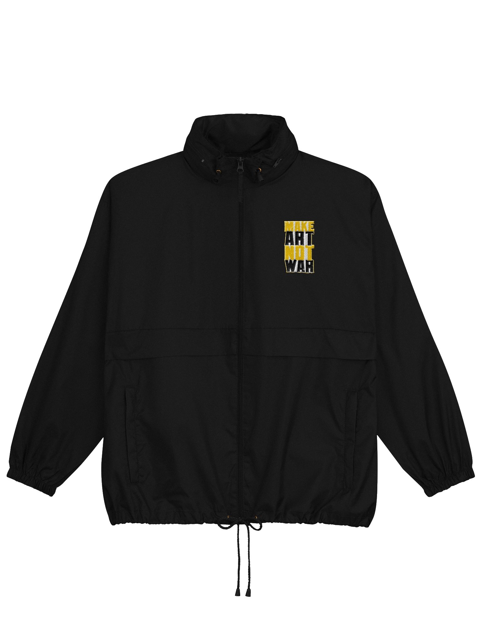 Make Art Not War Windbreaker product image (3)