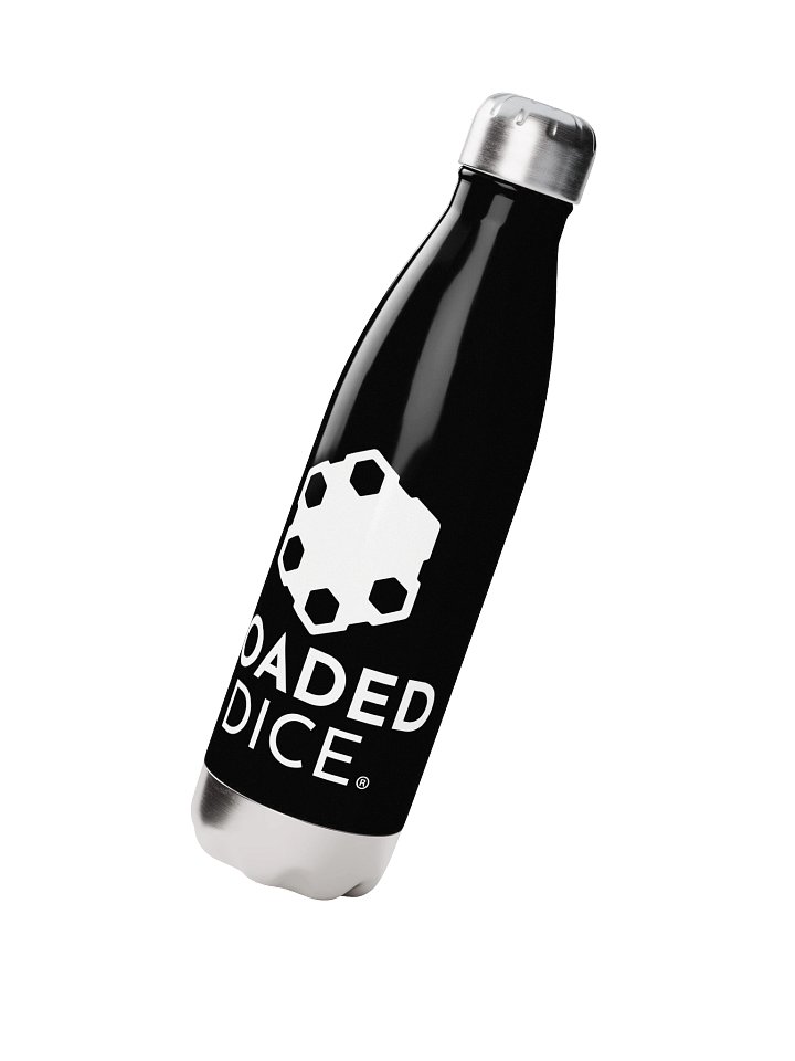 Loaded Dice Stainless Steel Water Bottle Black product image (2)