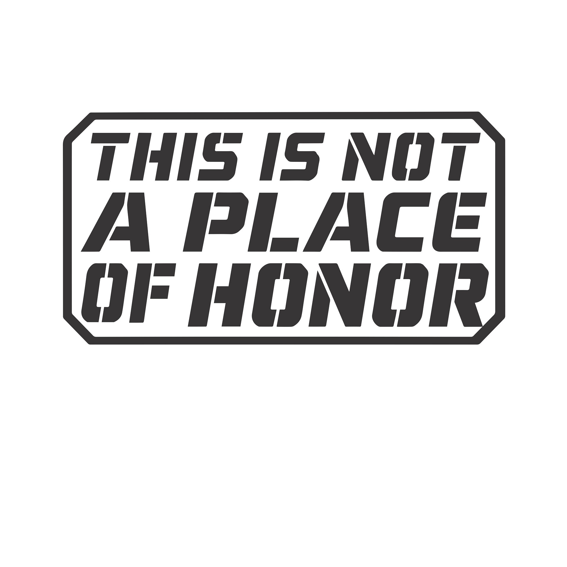 THIS IS NOT A PLACE OF HONOR product image (3)