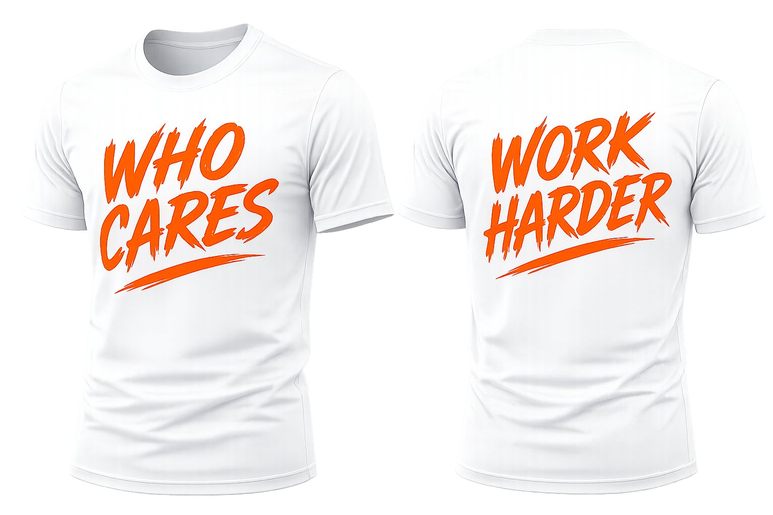Who Cares, Work Harder Gildan Tee product image (1)