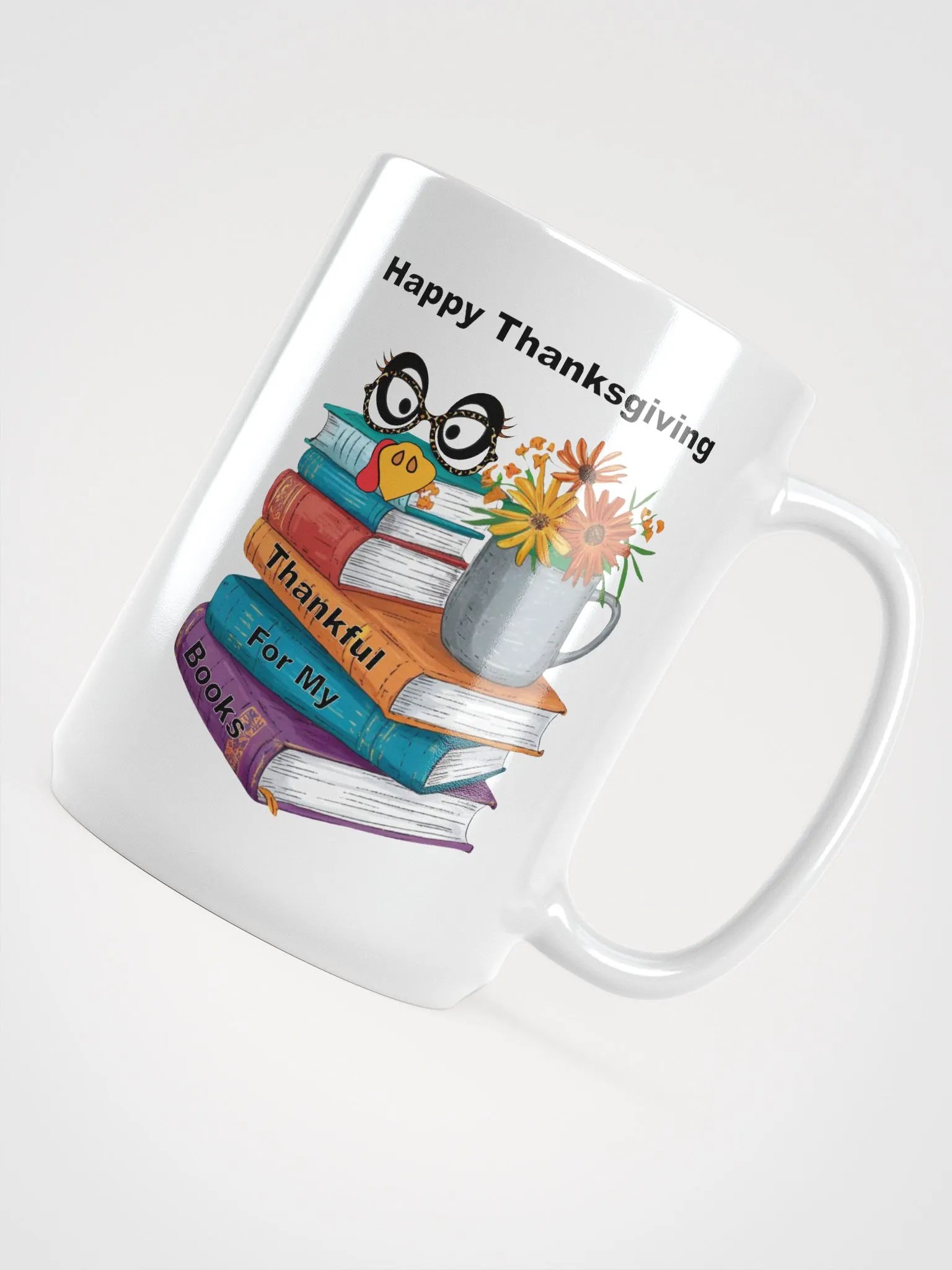 Thankful for books Tall Mug product image (4)