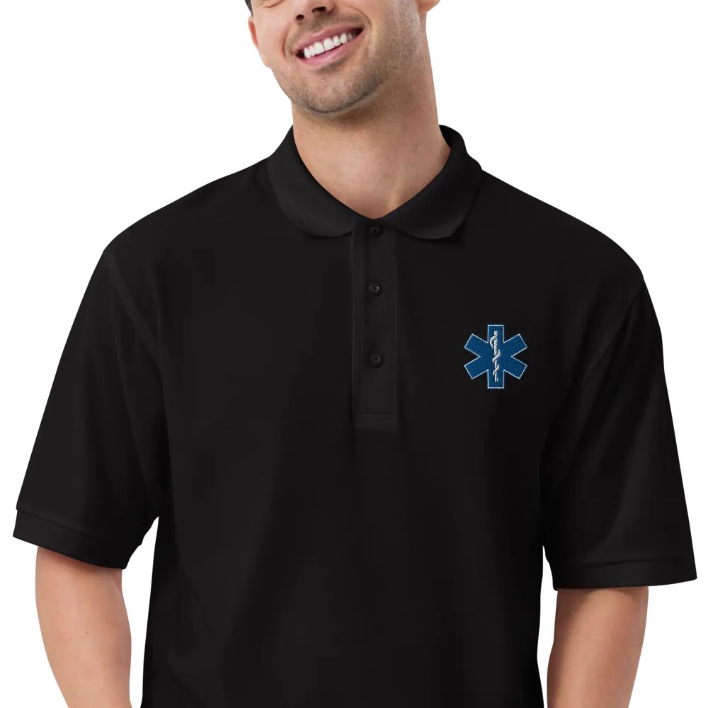 "Star Of Life" Embroidered Collared Shirt. product image (10)