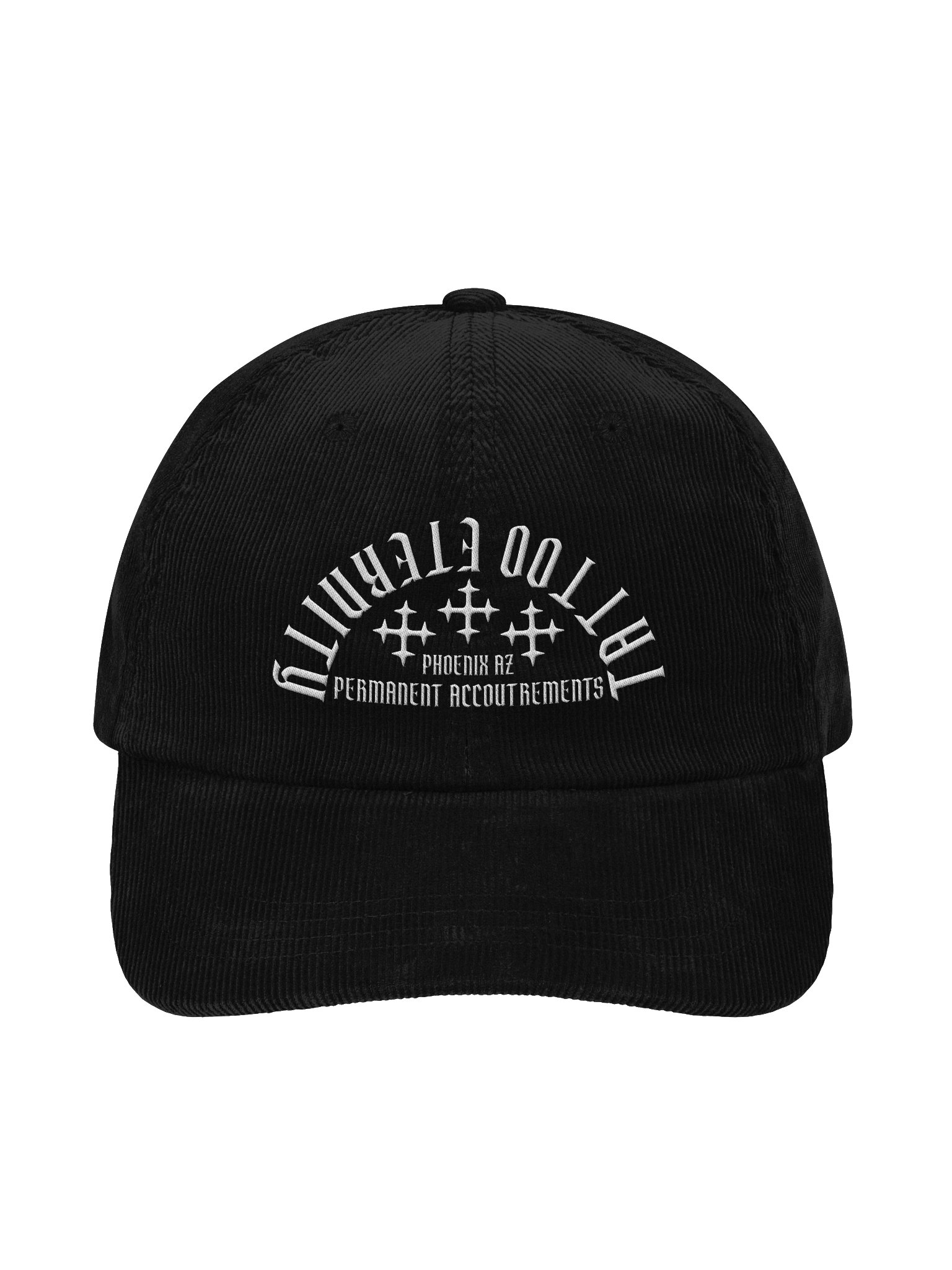 tattoo eternity corduroy hat product image (1)