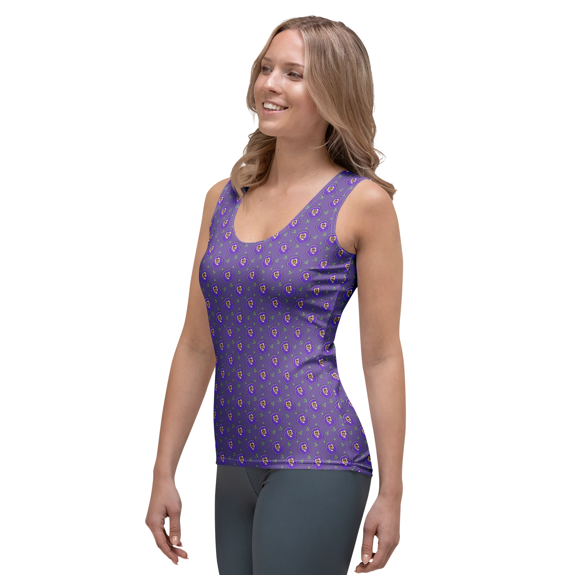 Summer Squarsh Tank - Purple product image (3)