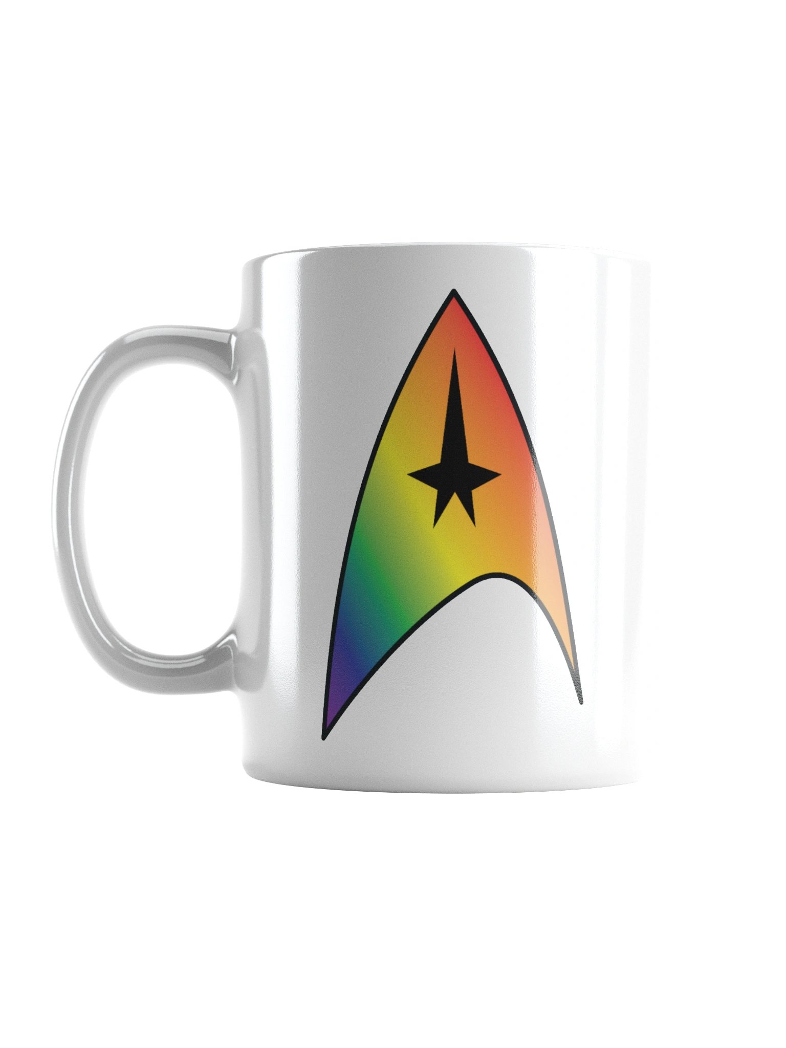 Rainbow Pride Gradient Starfleet Mug product image (6)