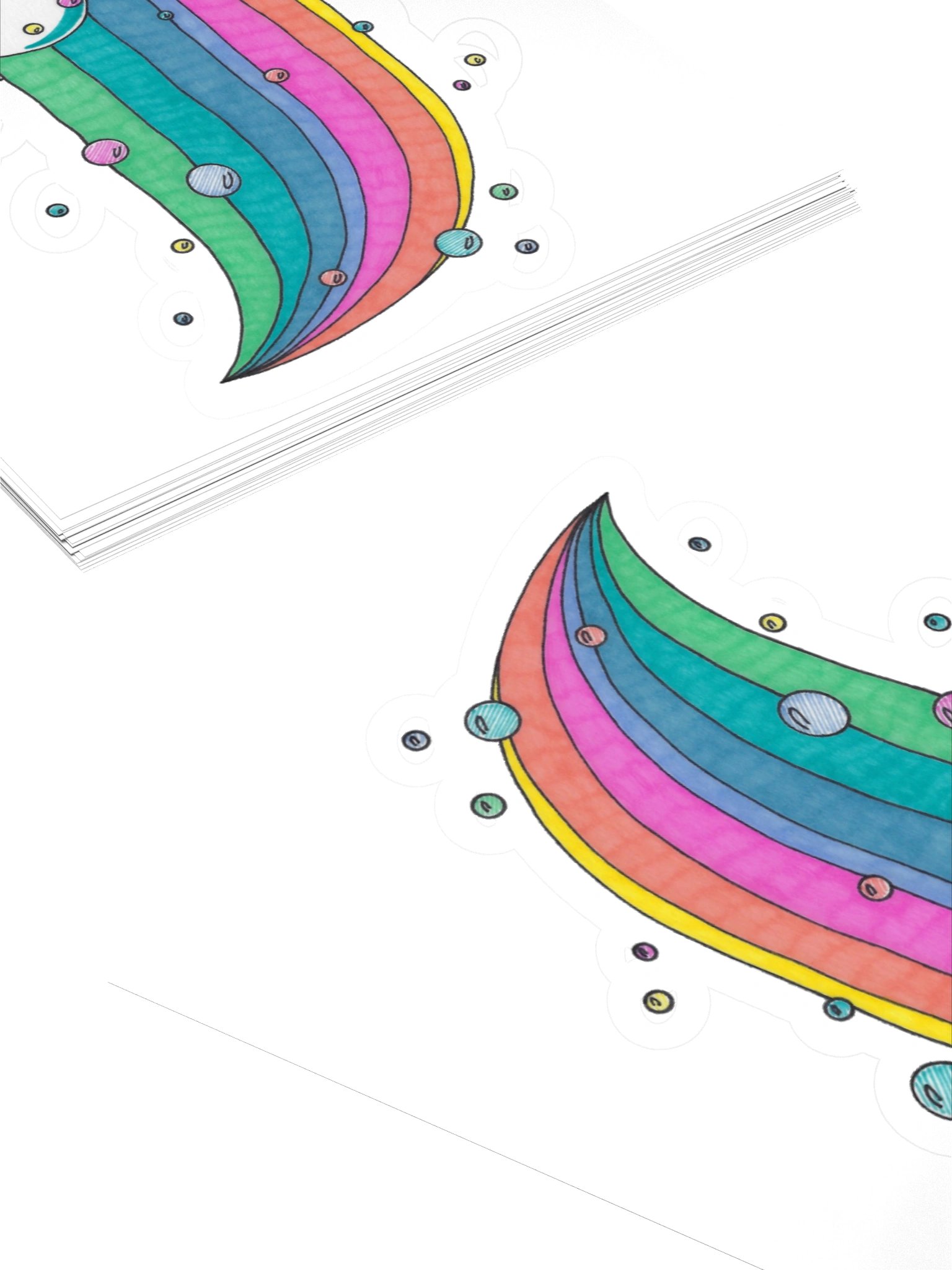 Rainbow Waterfall Sticker product image (4)