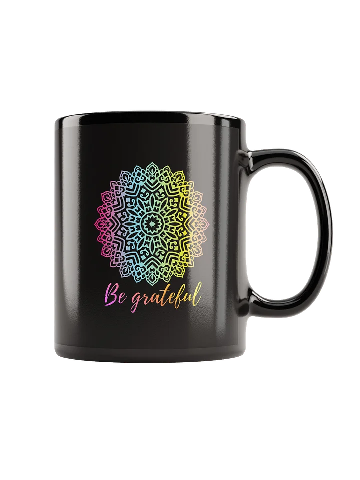 ''Be grateful'' mandala mug product image (2)