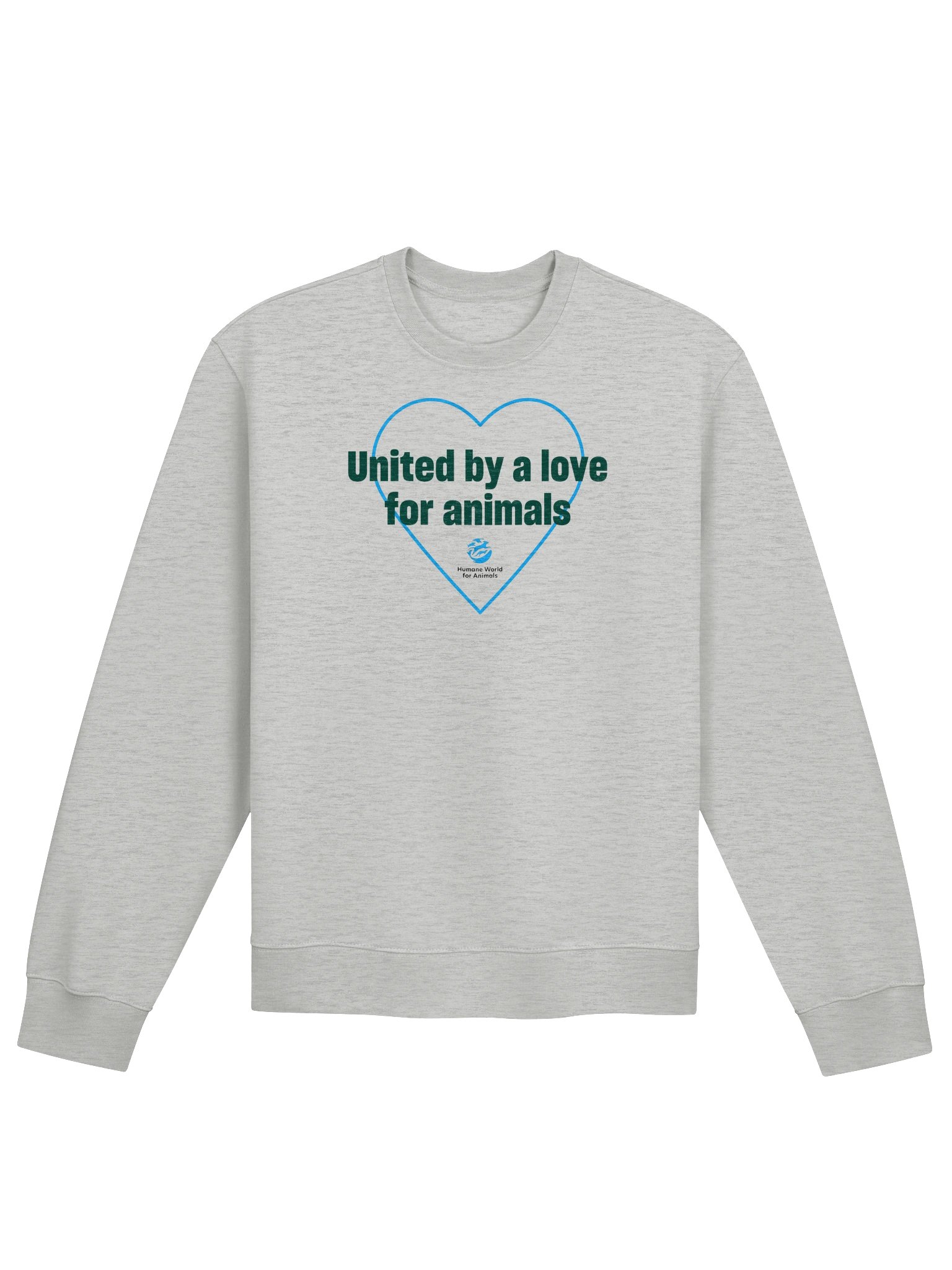 United by a love for animals - heart - Sweatshirt product image (1)