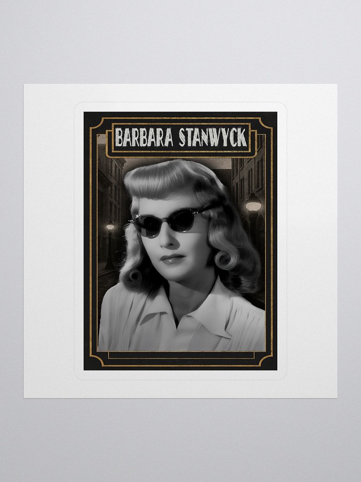 Barbara Stanwyck Kiss-Cut Sticker product image (1)