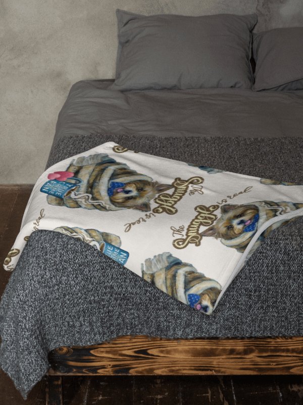 The Snuggle Is Real Cozy True Crime Throw Blanket product image (3)