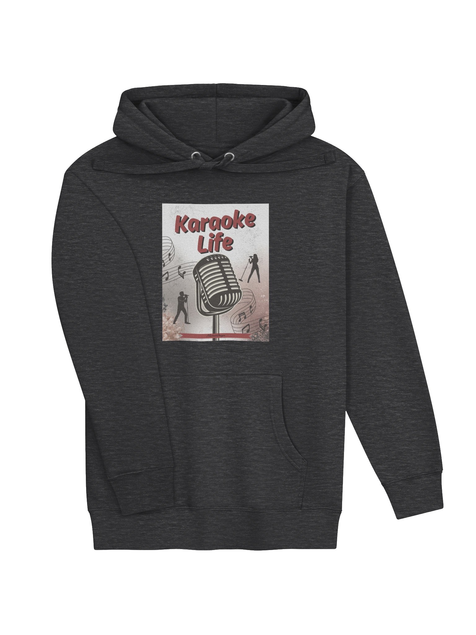 Karaoke Life Vintage Mic Hoodie product image (15)
