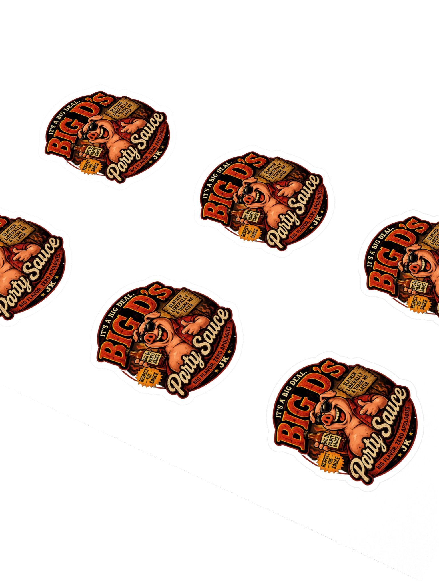 Big D's Party Sauce Sticker product image (2)