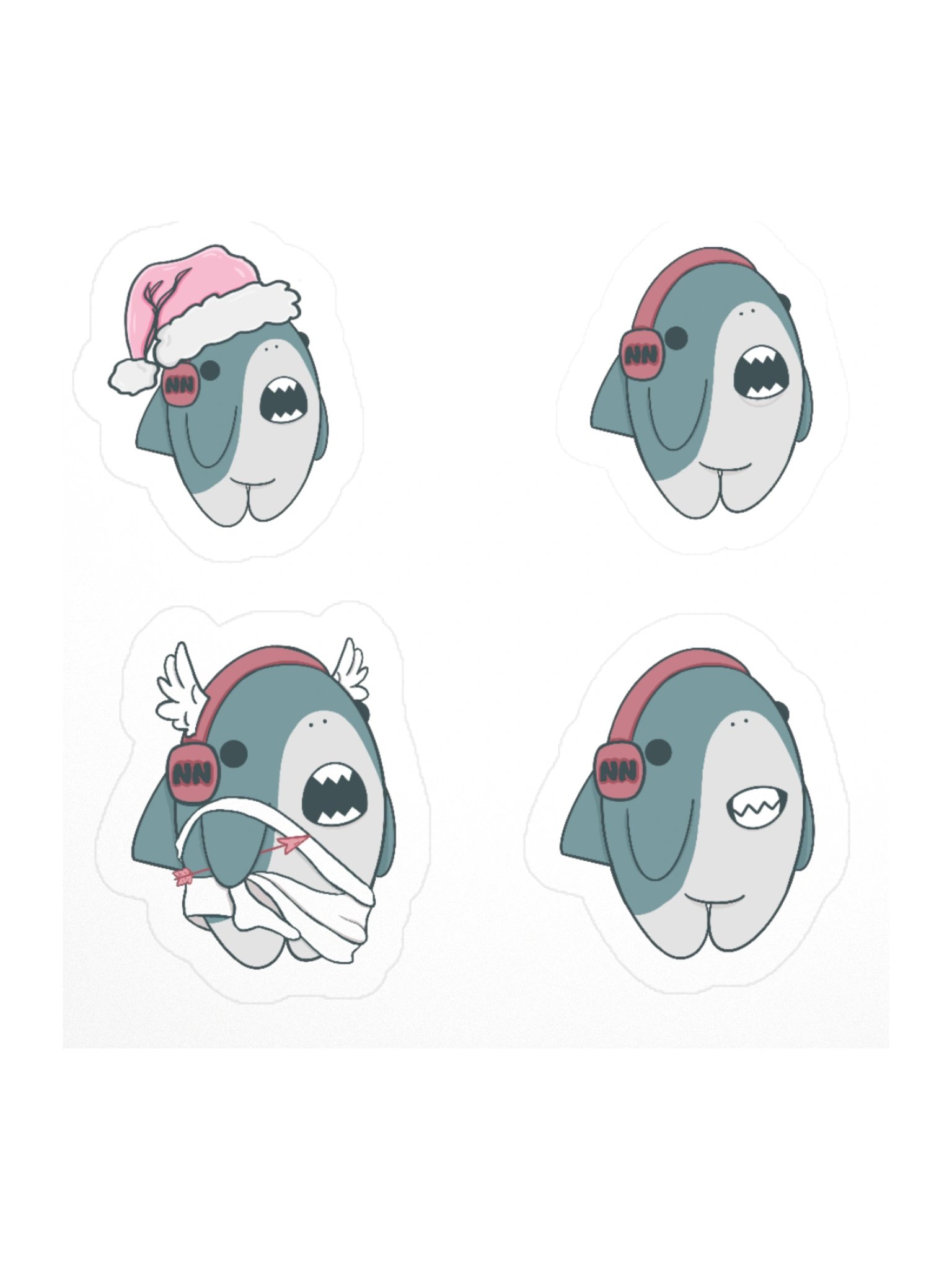 SHARK STICKERS V2 product image (1)