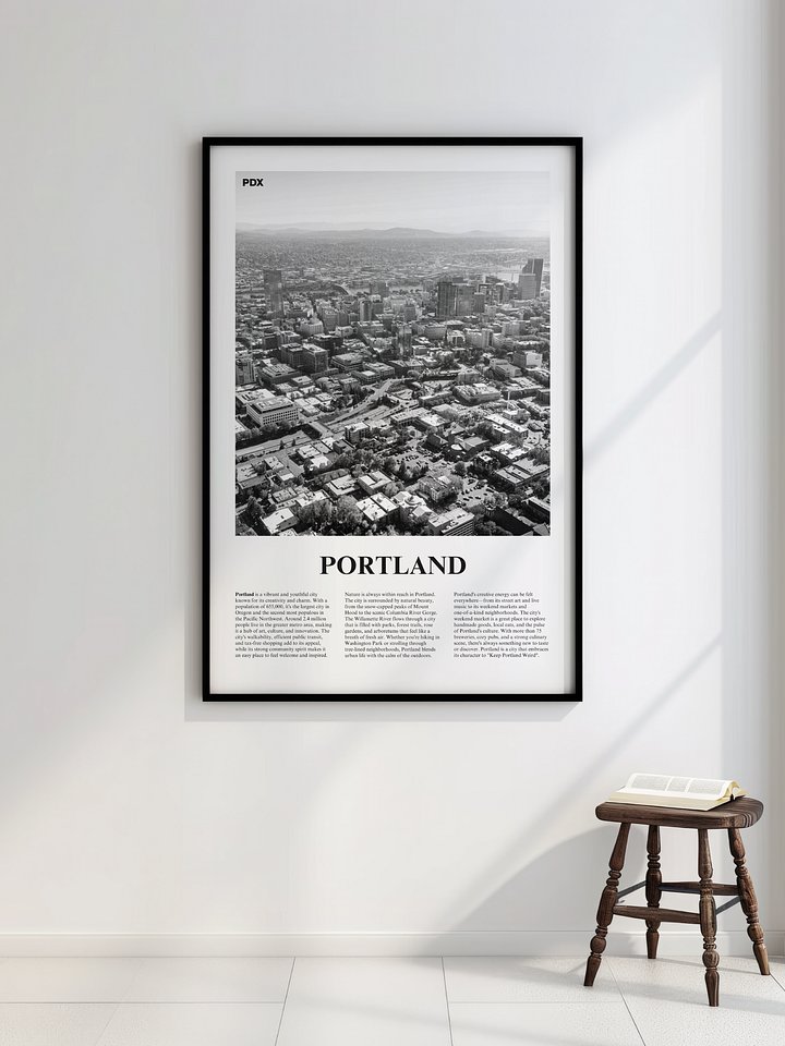 Portland 01 Newspaper Poster product image (2)