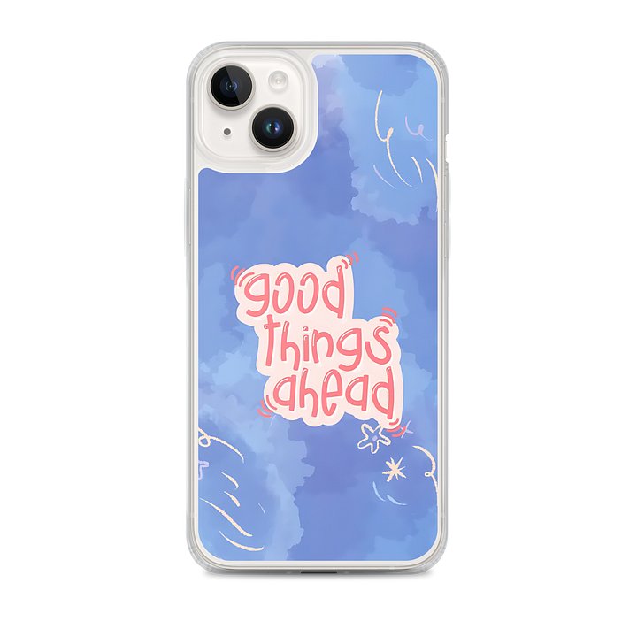 "Good Things Ahead" MagSafe® Clear Case for iPhone® product image (1)