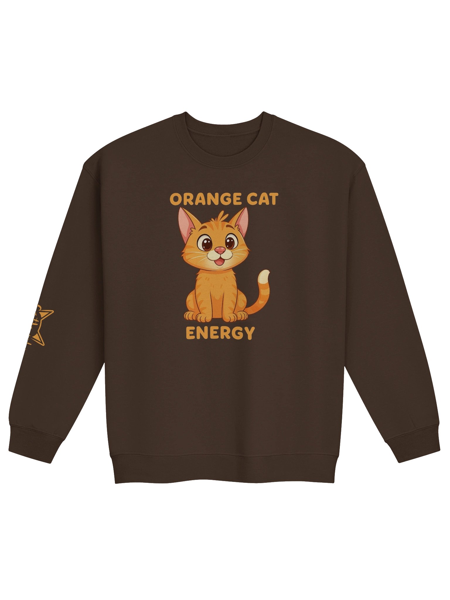 ORANGE CAT ENERGY CREWNECK product image (2)