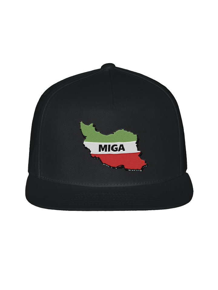 MIGA Embroidered Map Flat Cap product image (3)
