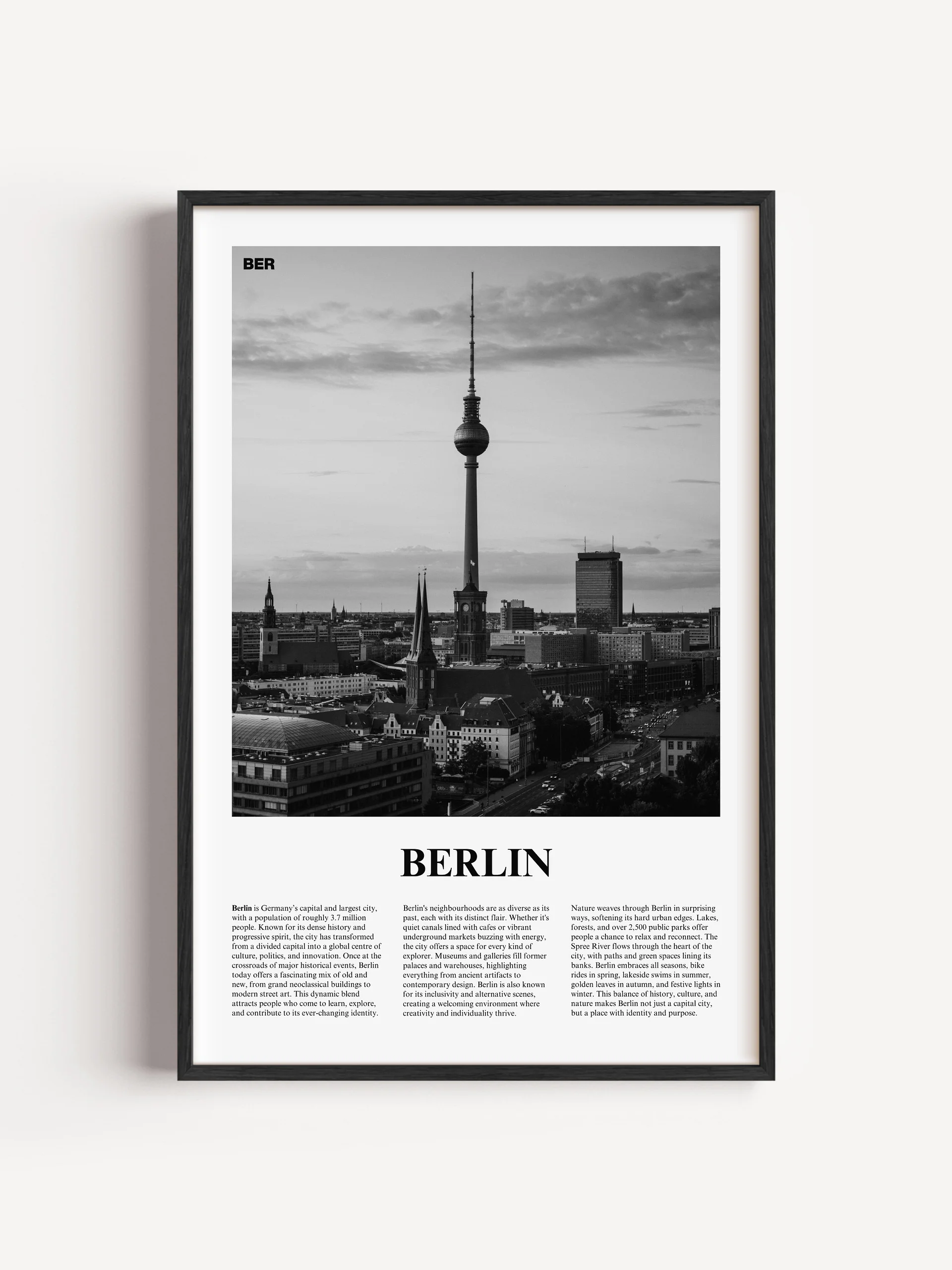 Berlin 01 Newspaper Poster product image (1)