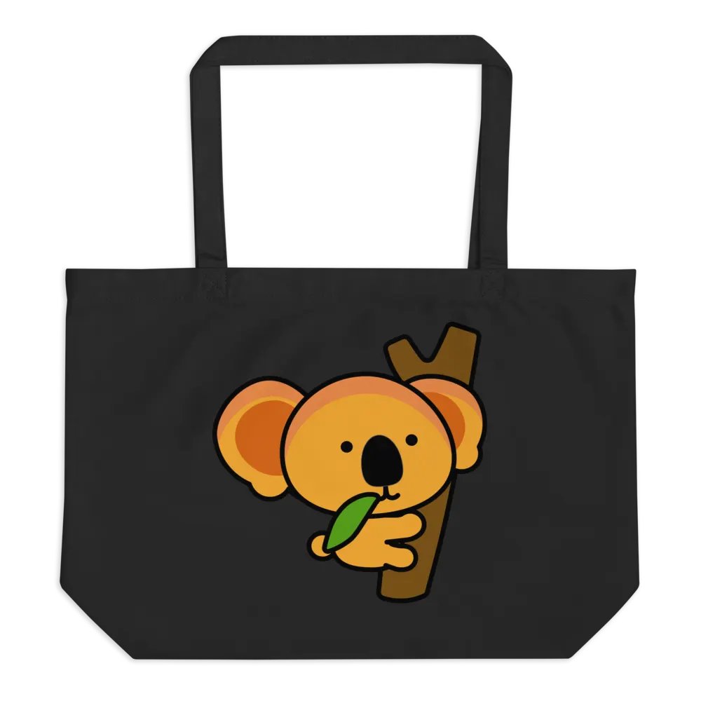 Koala Hug Organic Tote Bag product image (1)