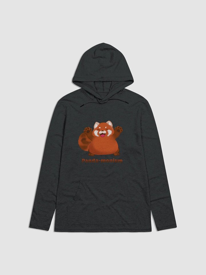 Panda-monium long hoodie product image (1)
